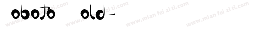 RobotoJ Bold字体转换